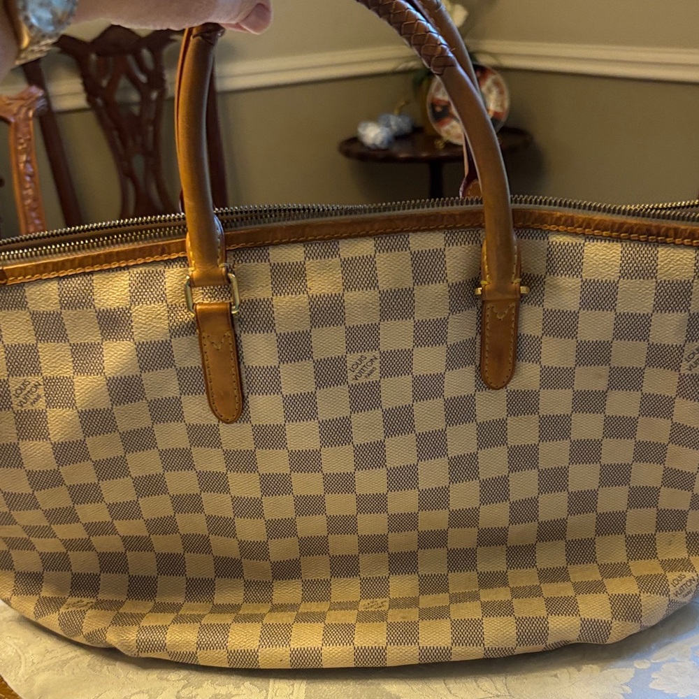 Louis Vuitton Damier Azur Rivera MM satchel/crossbody/ handbag